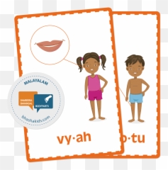 Malayalam Body Parts Flashcards U2013 Bhashakids - Bodey Parts Flashcards Printable Emoji,Childrens Emotion Flash Cards
