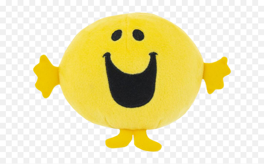 Mr Men - Mr Men Mr Happy Plush Emoji,5inch Emoticon Plush