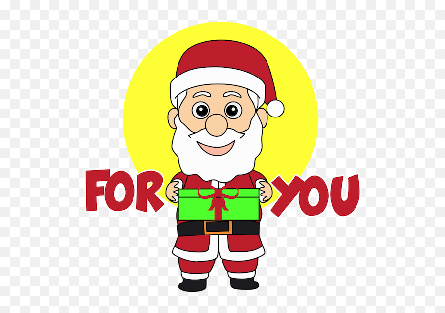 Christmasmoji Holiday Stickers By Mamta Rani - Santa Claus Emoji,Holiday Emoji Christmas Hanukkah