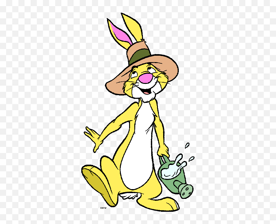 Rabbit Clip Art Images Winnie The Pooh At Disney Clip Art - Winnie The Pooh Rabbit Clipart Emoji,Pooh Emoji