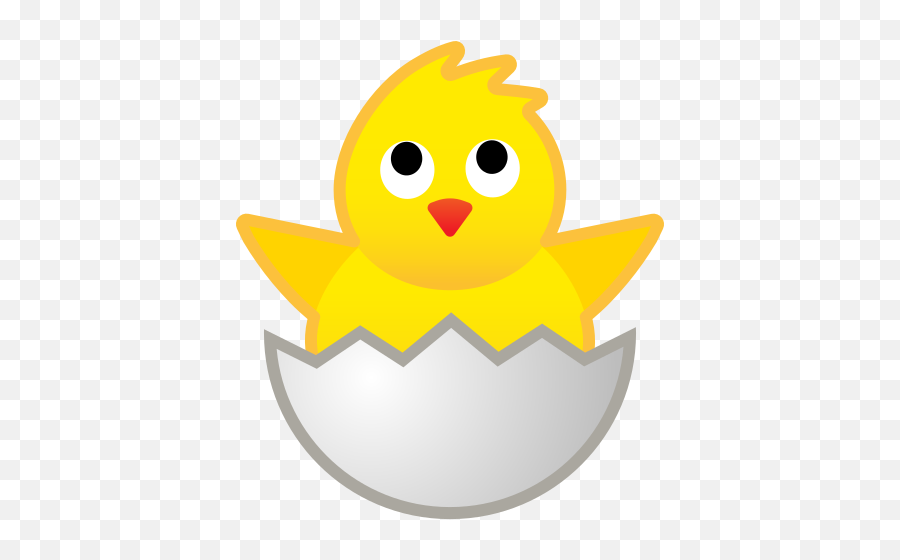 Hatching Chick Free Icon Of Noto Emoji Animals Nature Icons - Emoji,Cute Little Cow Emoticon