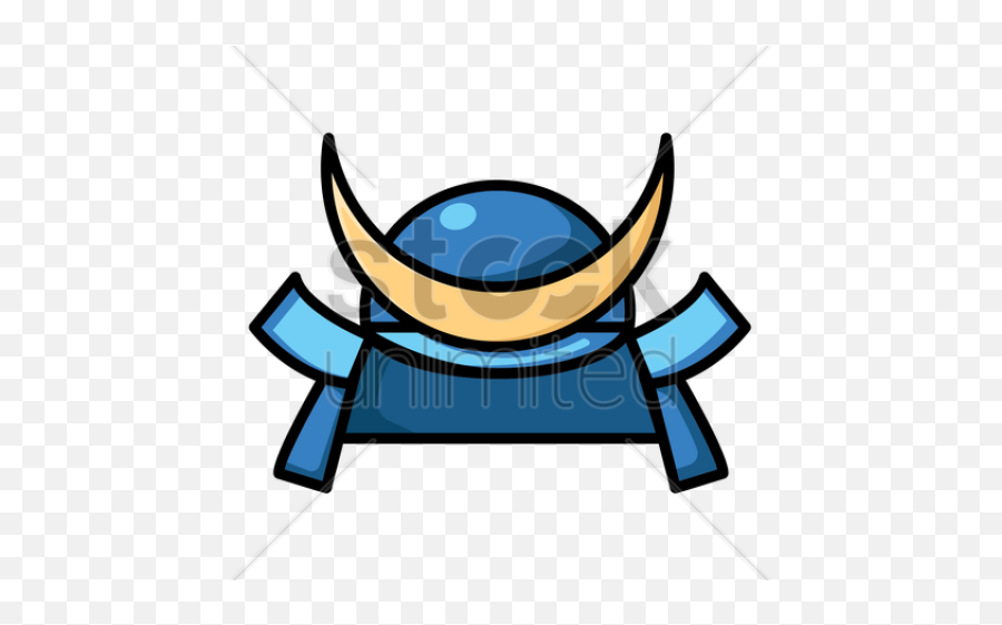 Samurai Clipart Samurai Armor - Png Download Full Size Simple Cartoon Samurai Helmet Emoji,Hot Springs Emoji