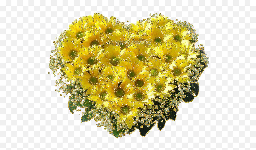 Gifs Of Beautiful Chrysanthemums - 40 Animated Pictures Emoji,Yellow Flowers Emotions