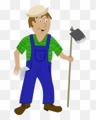 Clip Art Royalty Free Stock Farmer Png - Farmer Transparent Background Emoji,Farmer Emoji