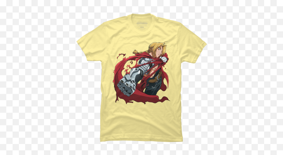 Trending Yellow Anime Menu0027s T - Shirts Design By Humans Page 17 Emoji,Edward Elric Emoticon