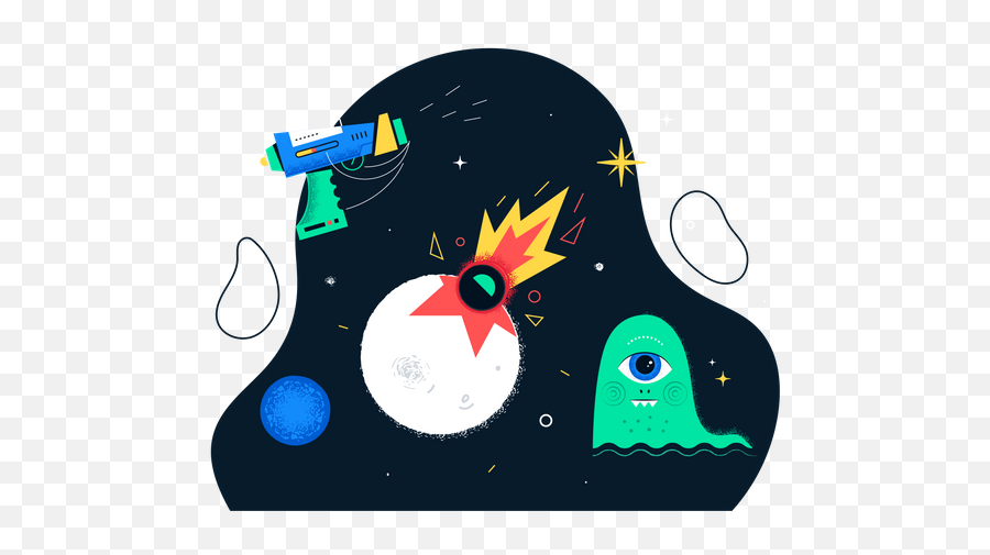 Alien Emoji Icon - Download In Colored Outline Style,Alient Monster Emoji