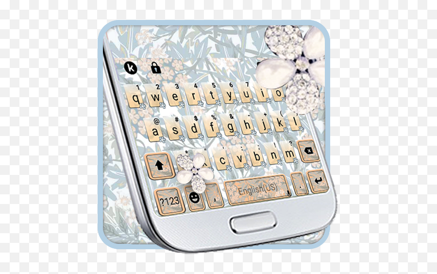 Updated Floral Batik Pattern Keyboard Theme Pc Emoji,Samsung Drooling Emoji