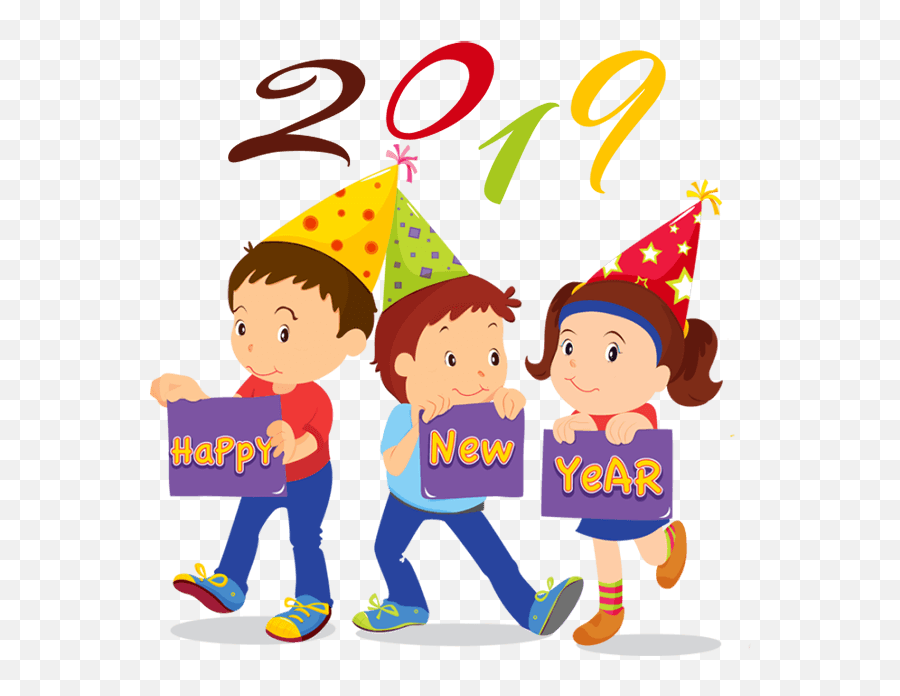 Happy New Year Clipart 2019 To Download - Clipart Happy New Year 2019 Emoji,Free Happy New Year Emoji