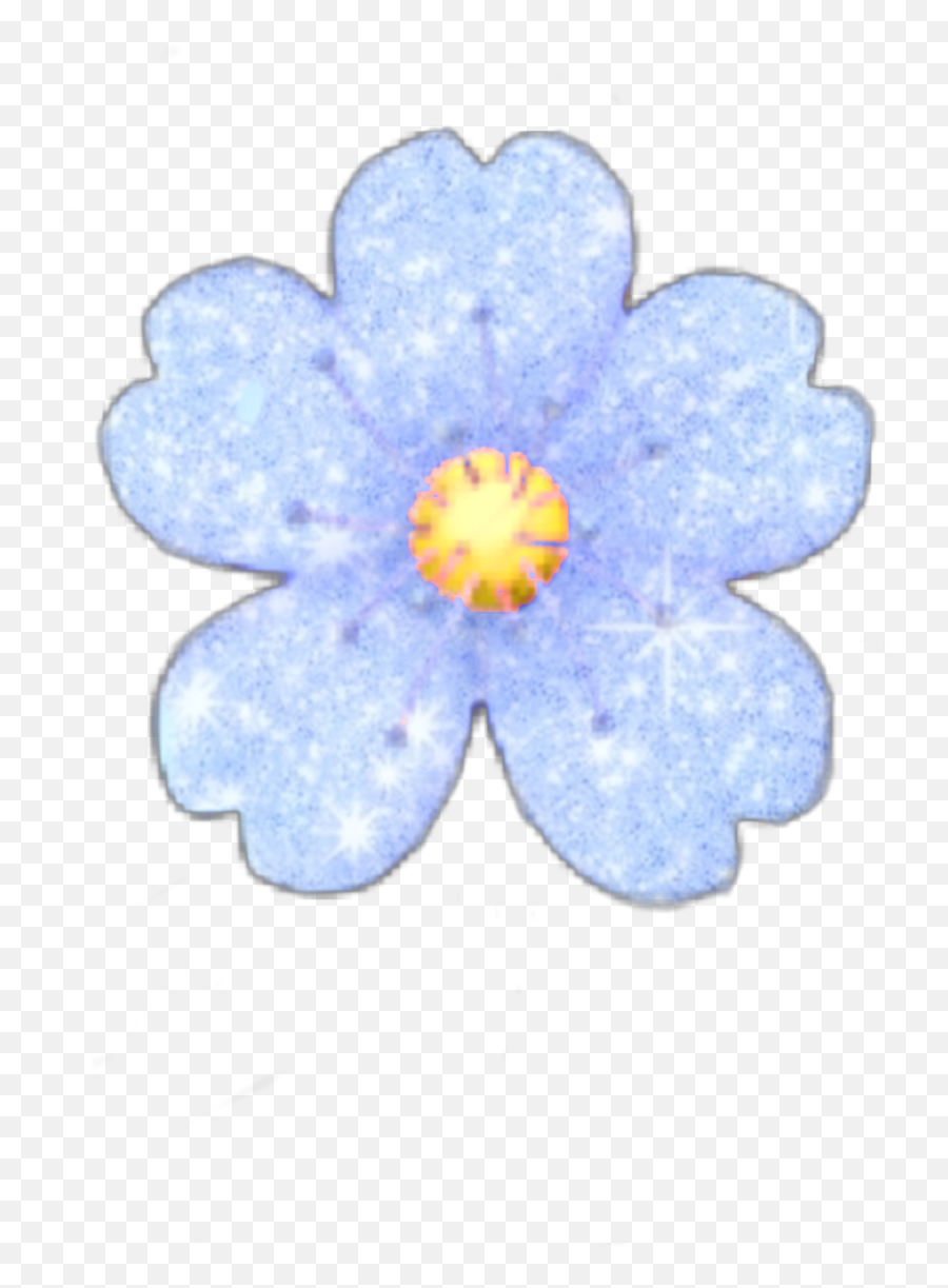 Pastel Blue Pastelblue Sticker - Floral Emoji,Pastel Emoji