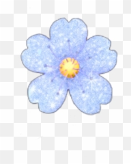 Pastel Blue Pastelblue Sticker - Floral Emoji,Pastel Emoji