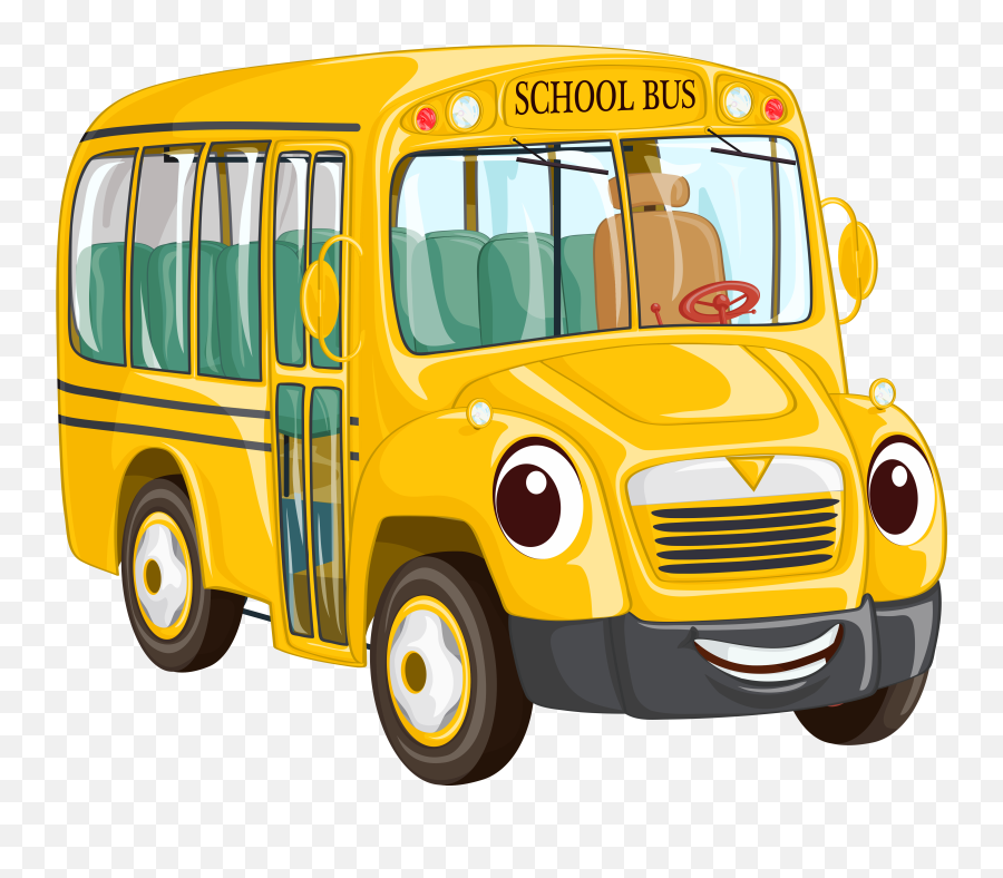 School Bus Clip Art Vector - Bus Clipart Png Emoji,Short Bus Emoji