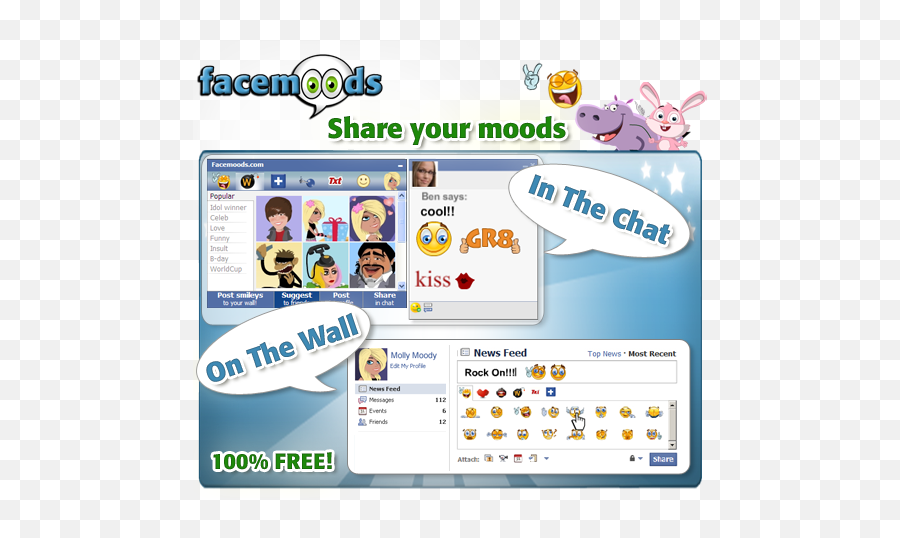 Wenz The Smiley Dan Emoticon Facebook - Technology Applications Emoji,Emoticon Chat Di Fb