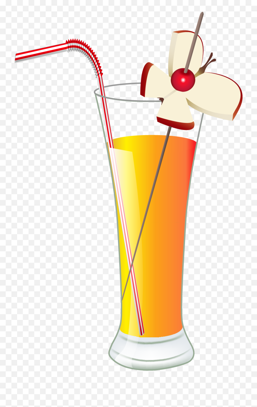 Milkshake Clipart Hurricane Drink Milkshake Hurricane Drink - Apple Cocktail Clipart Emoji,Apple Cocktail Emoji