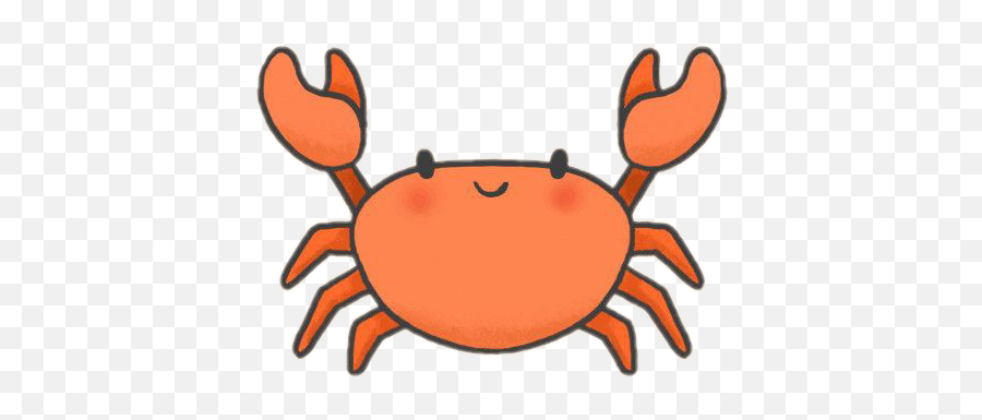 Crab Crabby Cute Animal Sea Island - Cancer Emoji,Crabby Emoji
