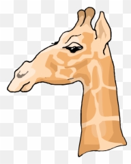 Giraffe Head Side View Drawing - Cartoon Giraffe Head Profile Emoji,Giraffe Emoji Whatsapp