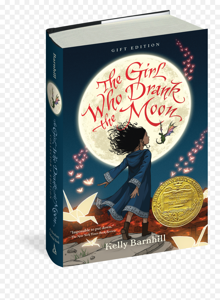 The Girl Who Drank The Moon Winner Of The 2017 Newbery Medal - Gift Edition Girl Who Drank The Moon Book Emoji,Gift Emotion
