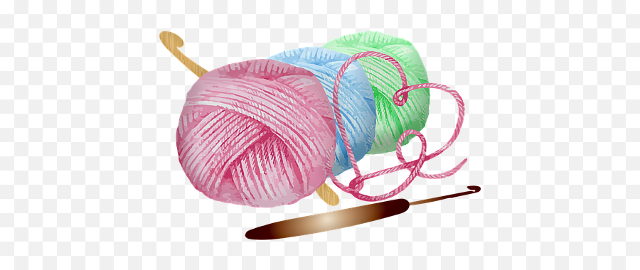 Free Knitting Yarn Illustrations - Crochet Cotton And Hook Images Transparent Background Emoji,Ball Of Emotions Yarn