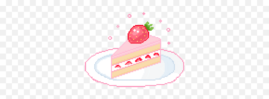 122 - Strawberry Cake Pixel Gif Emoji,How To Get Voz Emojis