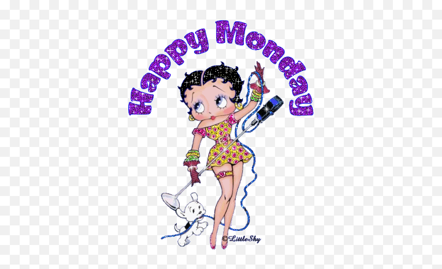 Betty Boop Happy Monday - Betty Boop Singing Emoji,Peasants Rejoice Gif Emoticon