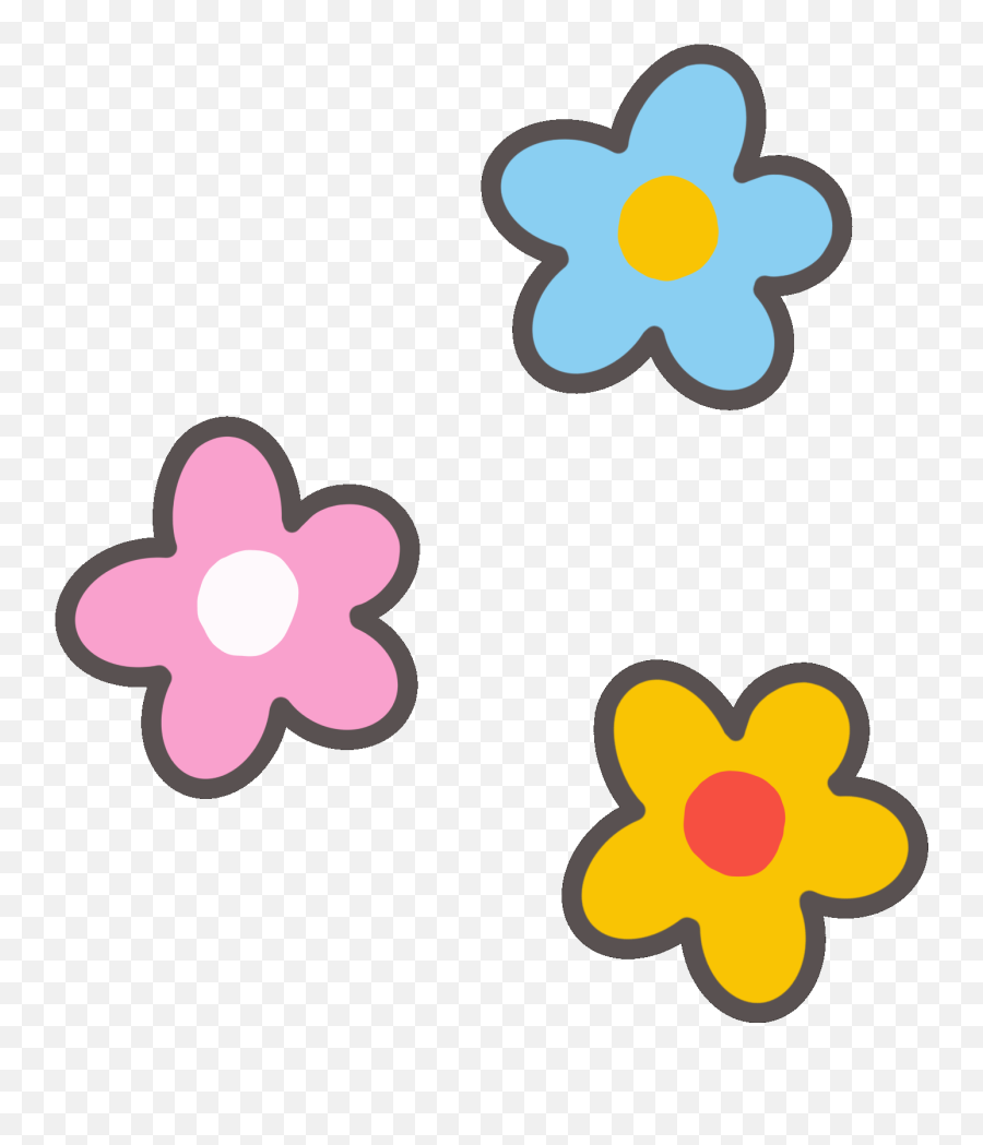 Happy Flower Sticker By Numi For Ios - Kawaii Flower Sticker Emoji,Kawaii Flower Emoji