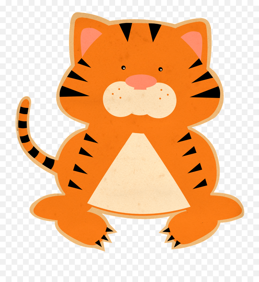Cute Tiger Clipart Free Download Transparent Png Creazilla - Clip Art Emoji,Cute Tiger Emoji Transparent
