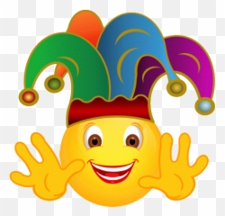 Aa - Smiley Joker Emoji,Werd Emoticons
