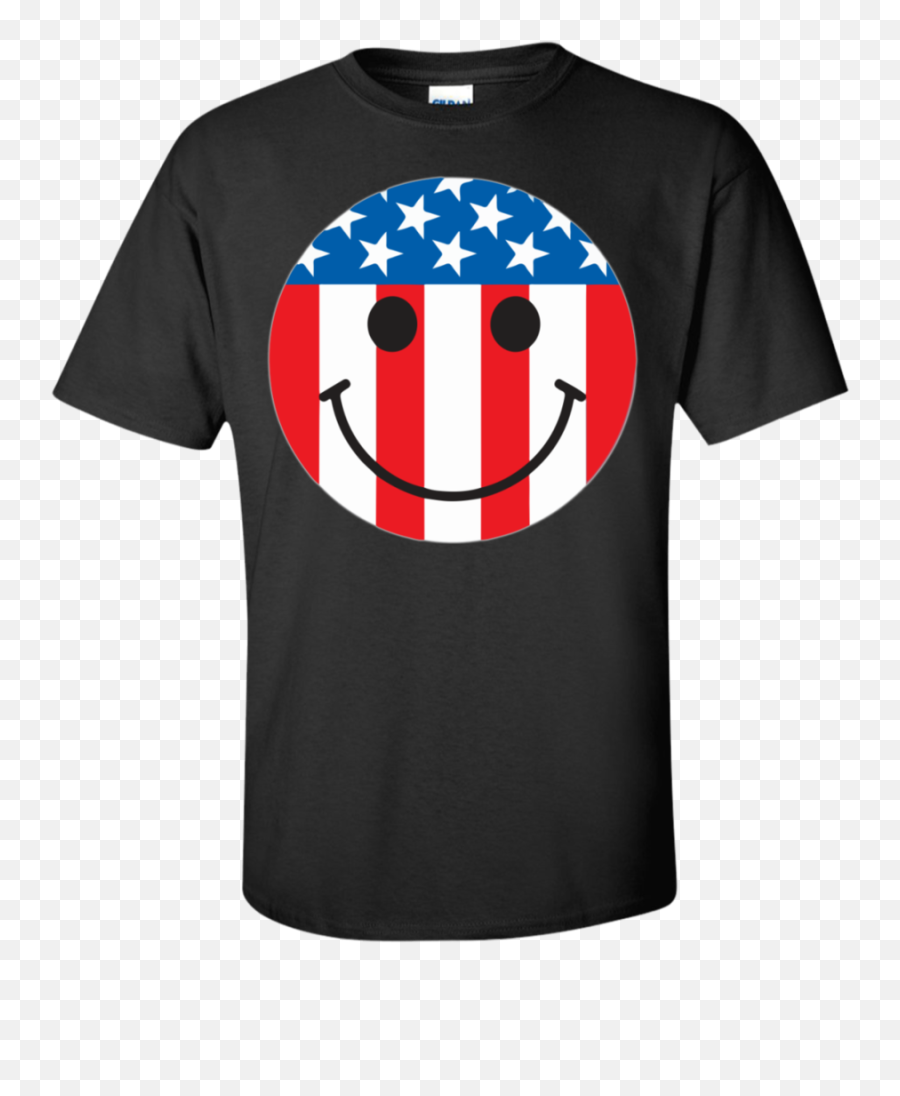 American Flag Smiley Face T - Beer T Shirt Design Ideas Emoji,Emoticon For Us Flag