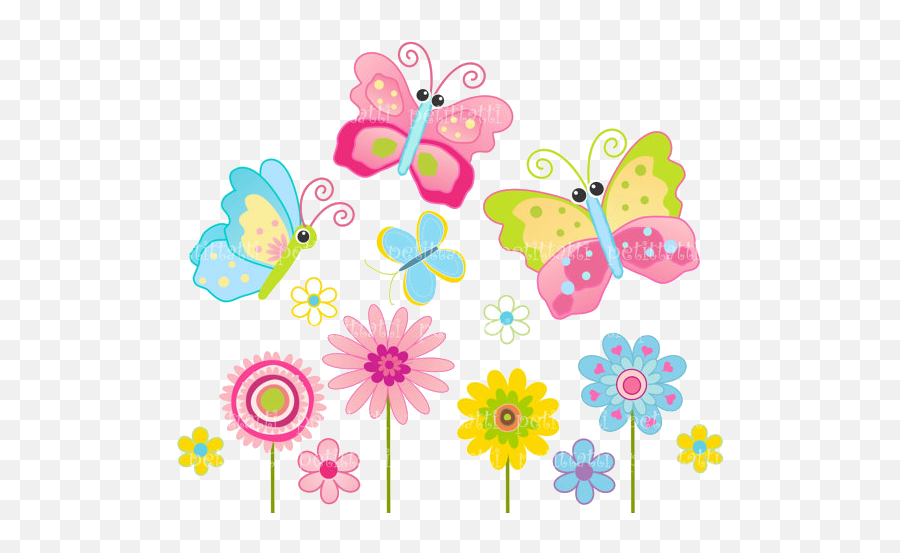 Coruja No Clip Art - Flowers And Butterflies Clipart Emoji,Apliques De Emotions Em Eva