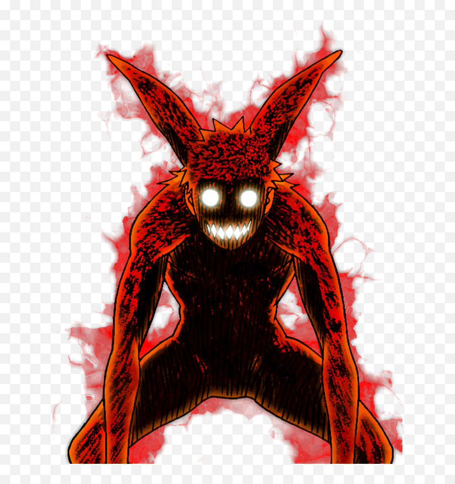 Chakra Burn Naruto Anymore - Kyuubi 4 Tails Png Emoji,Six Tails Saiken Emotion