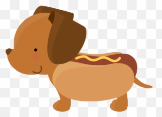 Hot Dog Cute Hotdog Brown Sticker By Aubrey - Dog And Hot Dog Clipart Emoji,Cute Hotdog Emojis