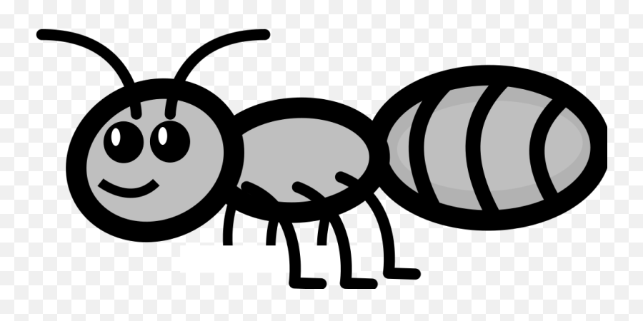 Cute Cartoon Ant With Legs Cut To Stand On A Box Png Svg - Ant Drawing For Kid Emoji,Angry Emoticon Goku