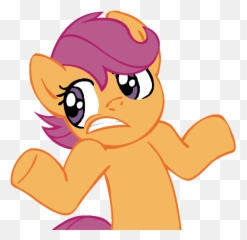 Ponies - Mlp Shrug Png Emoji,Shrug Confussed Emoticon