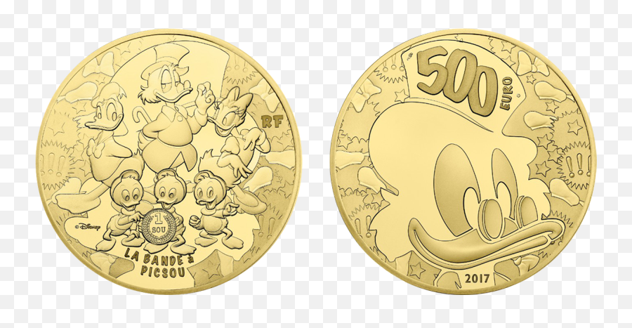 Youth Gold And Silver Coins - 500 Euro Coin Emoji,Is Scrooge Mcduck A Red Emoji
