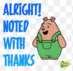 Noted Gif - Noted With Thanks Sticker Emoji,Emojis Movie Shadman