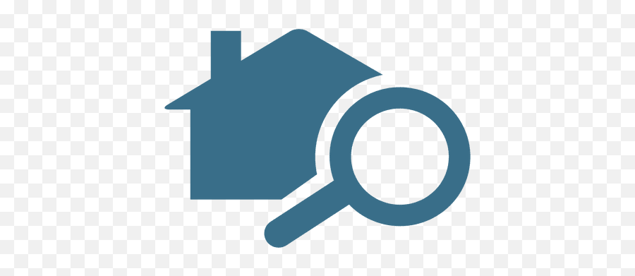 Magnifier Home Real Estate Icon Transparent Png U0026 Svg Vector Emoji,Emoticon Casa Whatsapp
