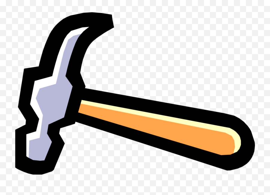 Hammer Hand Tool - Vector Image Emoji,Gavel Emoji Transparent