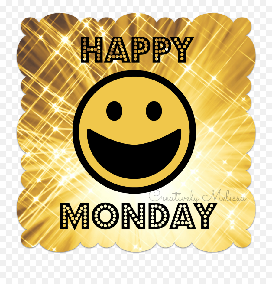 Download Hd Banner Royalty Free Happy Monday Clipart - New Happy Monday Emoji,New Years Emoji