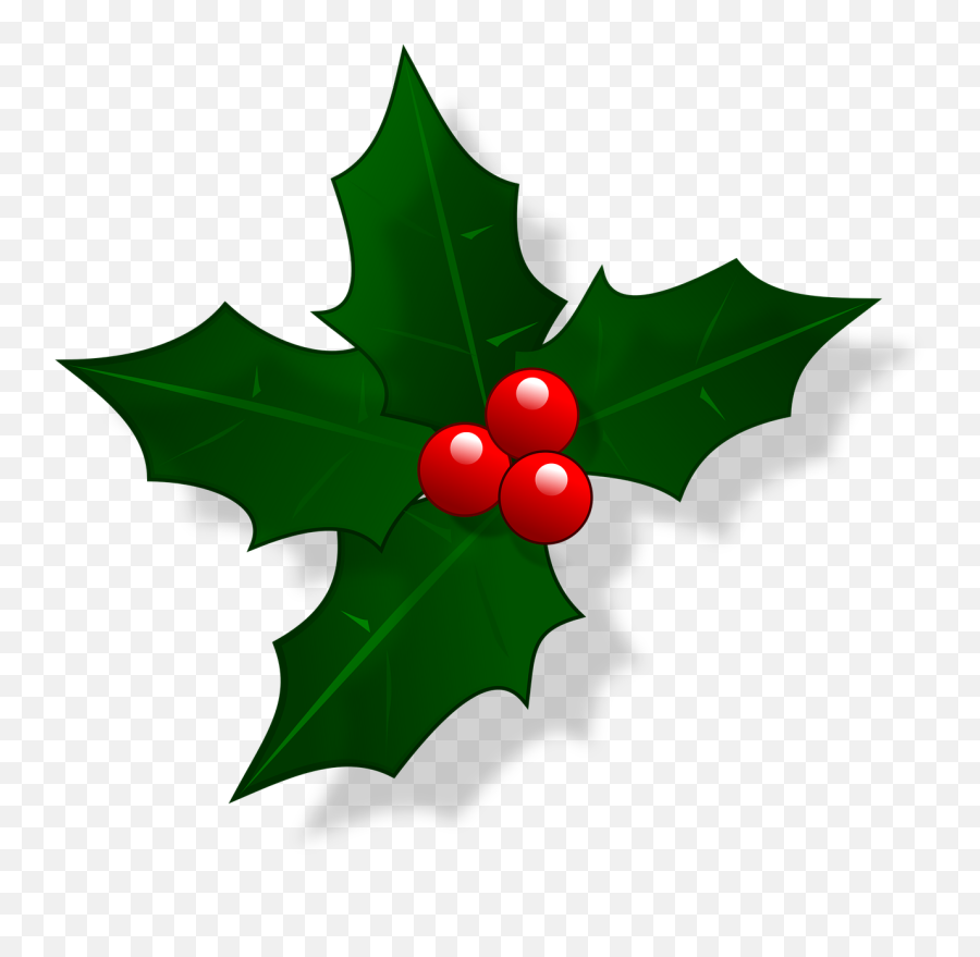 Mail Christmas Holly - Holly Clipart Emoji,Free Emotions For Email