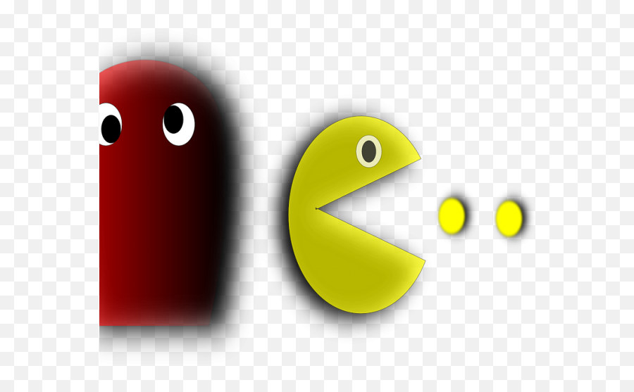 Pac Clipart Pacman Ghost - Emoticon Transparent Cartoon Dot Emoji,Ghost Emoji Transparent