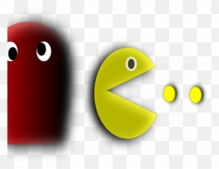 Pac Clipart Pacman Ghost - Emoticon Transparent Cartoon Dot Emoji,Ghost Emoji Transparent
