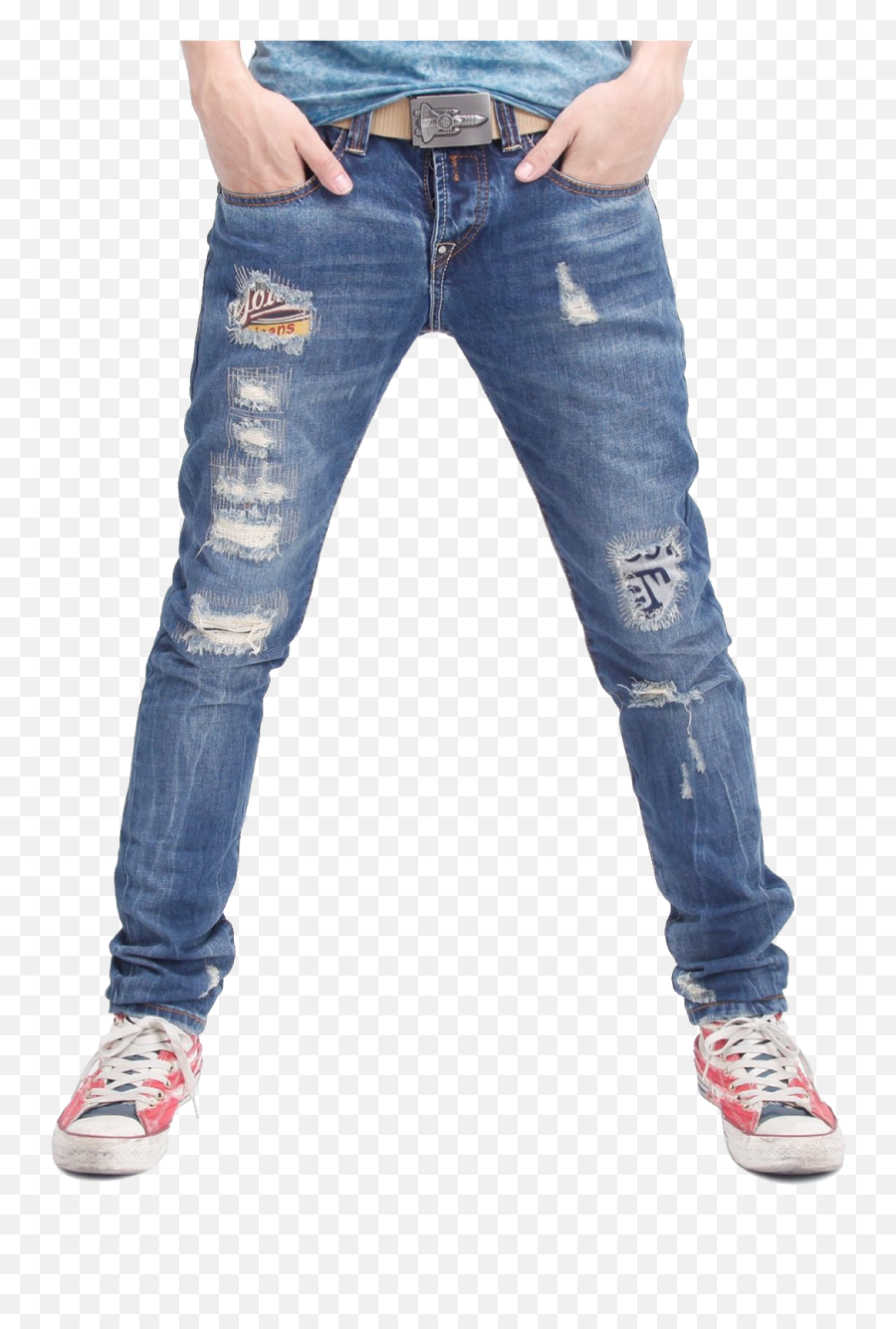 Pocket Clipart Clothes Pocket Clothes - 1980s Ripped Jeans For Men Emoji,Male Emoji Pants