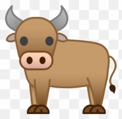 Ox Emoji Clipart Free Download Transparent Png Creazilla - Bull Emoji,Lion Emoji