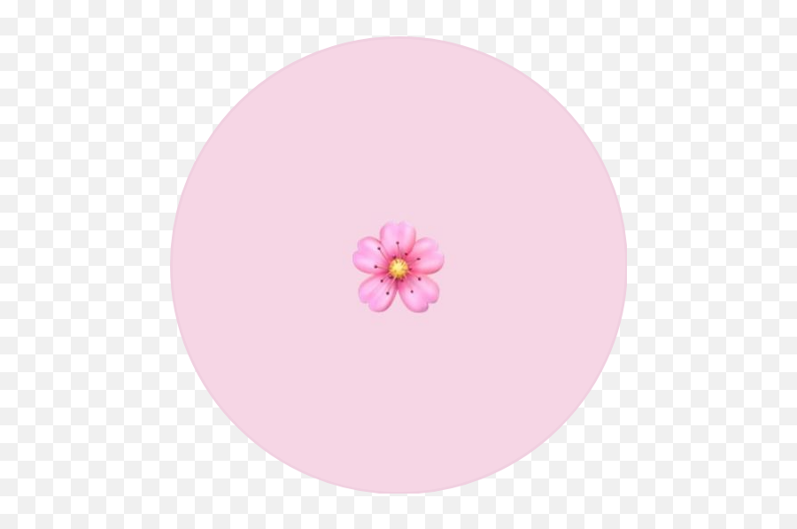Flower Emoji Sticker - Girly,Flower Emoji Sticker