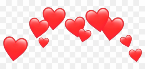 Red Redemoji Red Heart Sticker - Heart Emoji Transparent Blue,Red Heart Emoji