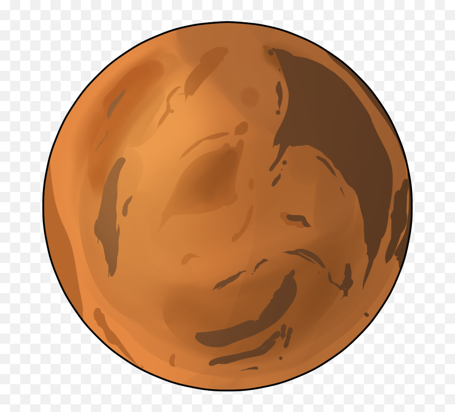 Mars Clipart Png - Clip Art Library Titan Moon Clipart Emoji,Martian Emoji