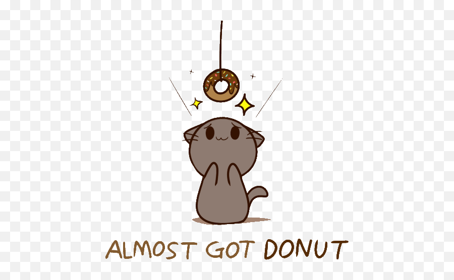 My Work Meow - Cat Reaching For Donut Emoji,Dota 2 Gif Emoticon