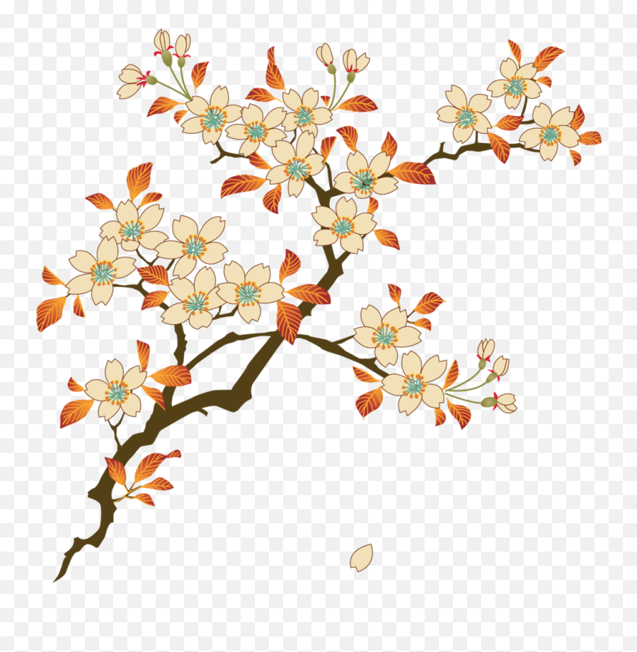Peace Emoji - Floral Png Hd Png Download Original Size Floral Png,Japanese Flower Emoji
