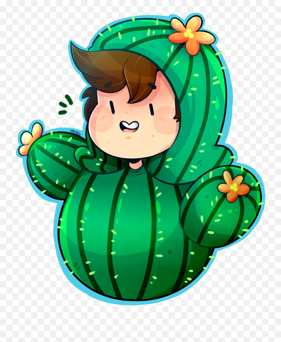 Download Crankgameplays As Cactus Boi Inspired By A Picture - Happy Emoji,Boi Emoji