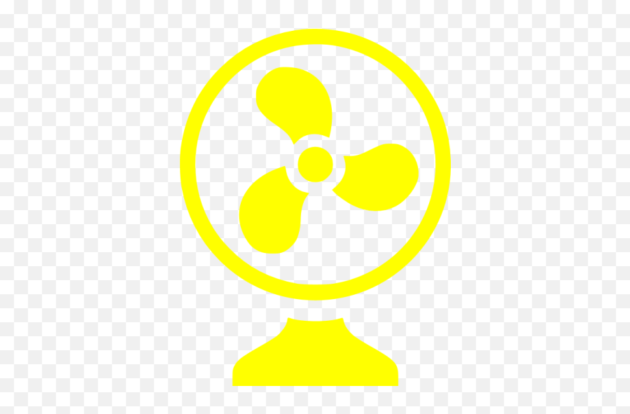 Yellow Fan Icon - Fan Logo Pink Emoji,Electric Fan Emoticon