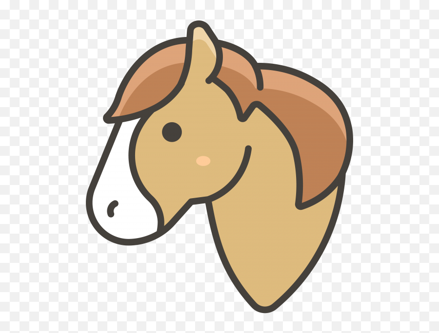 Download Horse Icons Colt Snout Computer Foal Clipart Png - Horse Clipart Emoji,Horses Emoticon